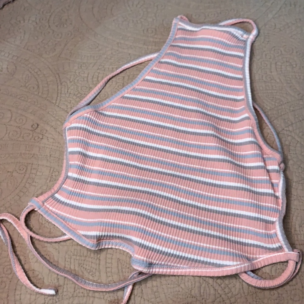 Striped Cropped Cami - Picture 5 of 6